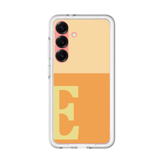 スリムプロテクションプレミアムケース［ オリジナル - initial two tone - E orange ］