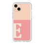 スリムプロテクションプレミアムケース［ オリジナル - initial two tone - E pink ］