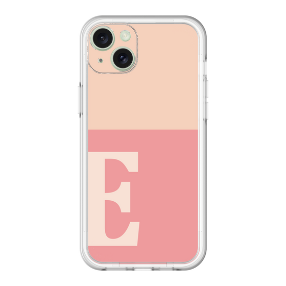 スリムプロテクションプレミアムケース［ オリジナル - initial two tone - E pink ］