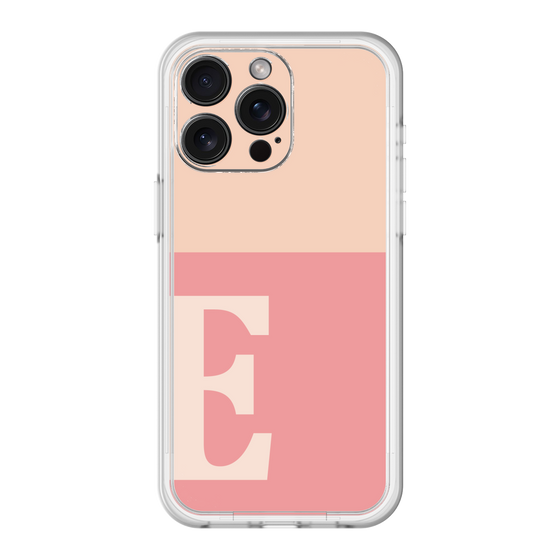 スリムプロテクションプレミアムケース［ オリジナル - initial two tone - E pink ］