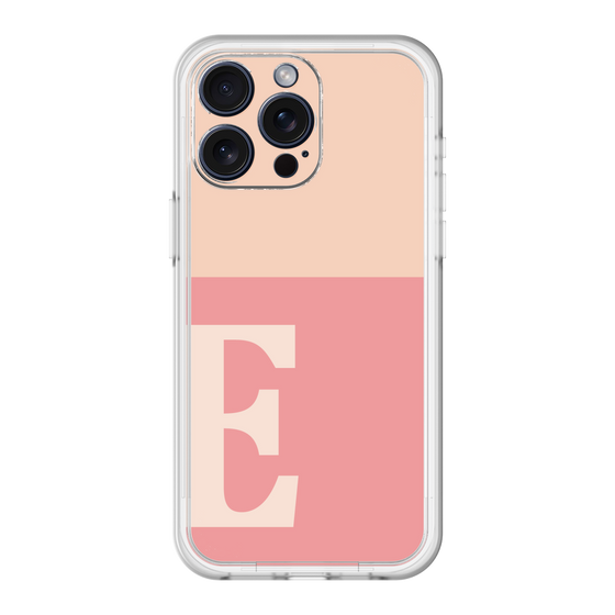 スリムプロテクションプレミアムケース［ オリジナル - initial two tone - E pink ］