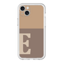 スリムプロテクションプレミアムケース［ オリジナル - initial two tone - E brown ］