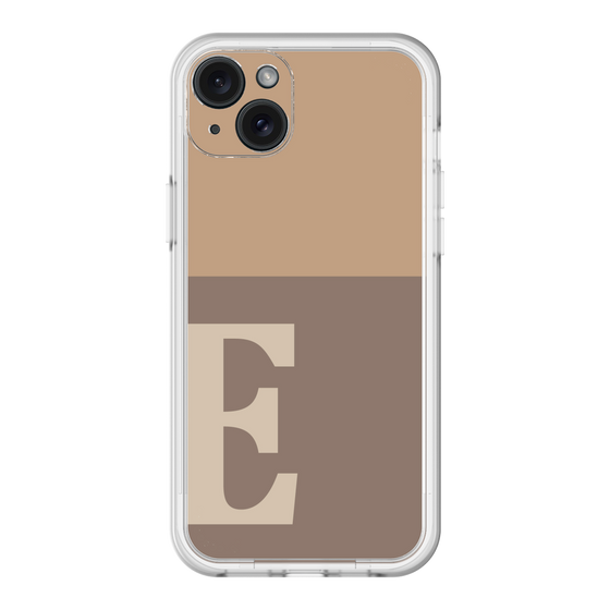 スリムプロテクションプレミアムケース［ オリジナル - initial two tone - E brown ］