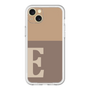 スリムプロテクションプレミアムケース［ オリジナル - initial two tone - E brown ］