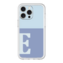 スリムプロテクションプレミアムケース［ オリジナル - initial two tone - E blue ］