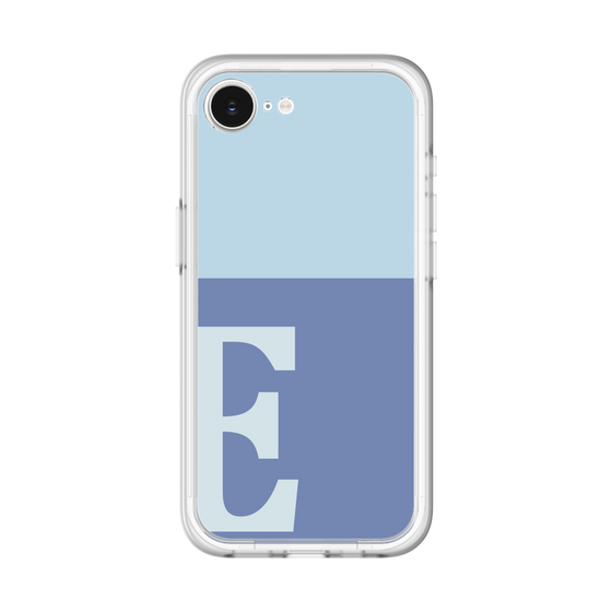 スリムプロテクションプレミアムケース［ オリジナル - initial two tone - E blue ］