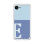 スリムプロテクションプレミアムケース［ オリジナル - initial two tone - E blue ］