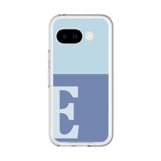 スリムプロテクションプレミアムケース［ オリジナル - initial two tone - E blue ］