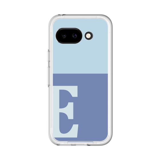 スリムプロテクションプレミアムケース［ オリジナル - initial two tone - E blue ］