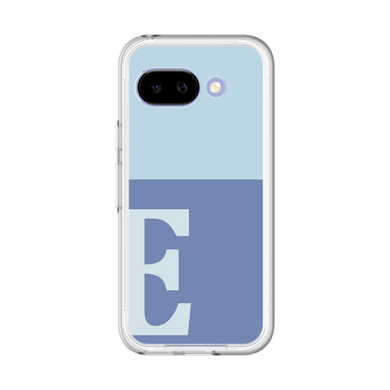 スリムプロテクションプレミアムケース［ オリジナル - initial two tone - E blue ］