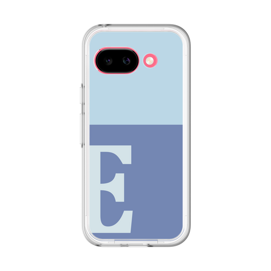スリムプロテクションプレミアムケース［ オリジナル - initial two tone - E blue ］