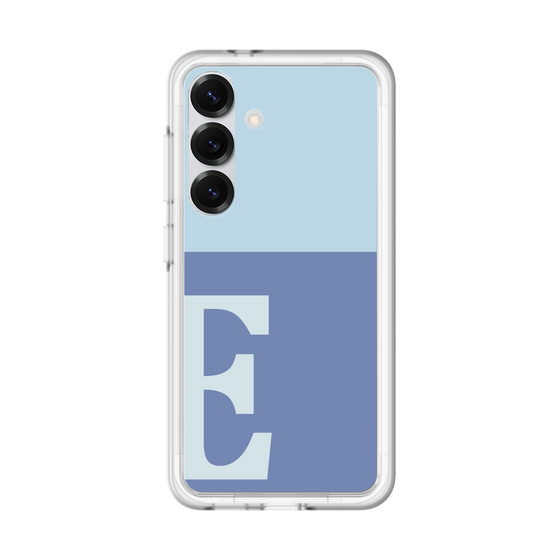 スリムプロテクションプレミアムケース［ オリジナル - initial two tone - E blue ］