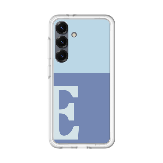スリムプロテクションプレミアムケース［ オリジナル - initial two tone - E blue ］