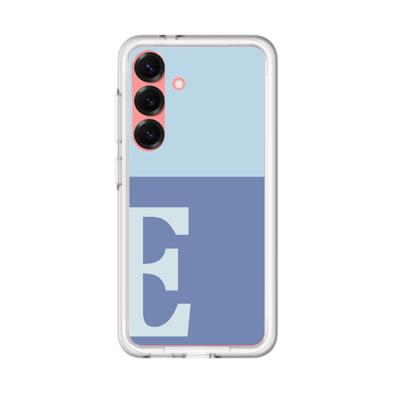 スリムプロテクションプレミアムケース［ オリジナル - initial two tone - E blue ］