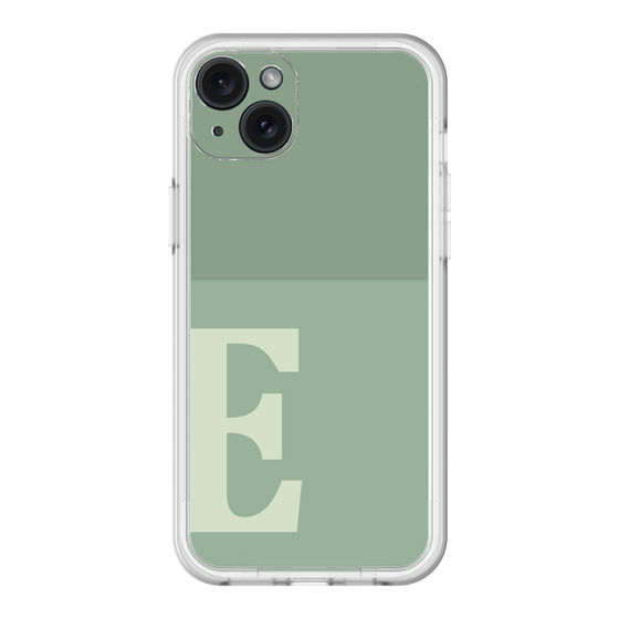 スリムプロテクションプレミアムケース［ オリジナル - initial two tone - E green ］