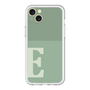 スリムプロテクションプレミアムケース［ オリジナル - initial two tone - E green ］