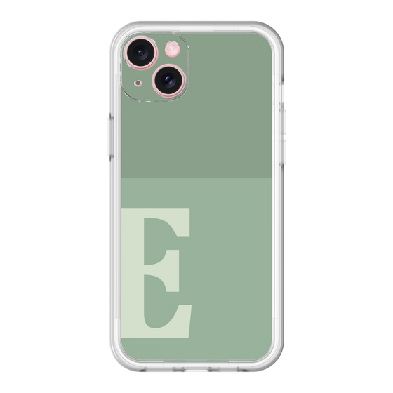 スリムプロテクションプレミアムケース［ オリジナル - initial two tone - E green ］
