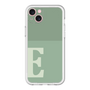 スリムプロテクションプレミアムケース［ オリジナル - initial two tone - E green ］