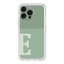 スリムプロテクションプレミアムケース［ オリジナル - initial two tone - E green ］