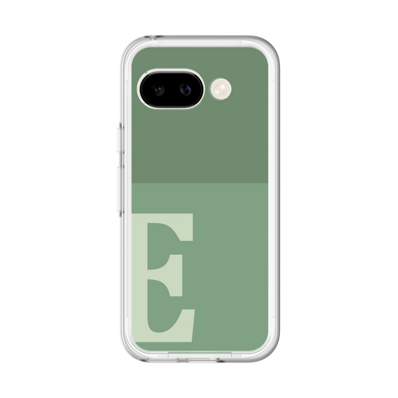 スリムプロテクションプレミアムケース［ オリジナル - initial two tone - E green ］
