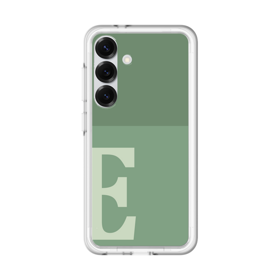スリムプロテクションプレミアムケース［ オリジナル - initial two tone - E green ］