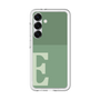 スリムプロテクションプレミアムケース［ オリジナル - initial two tone - E green ］