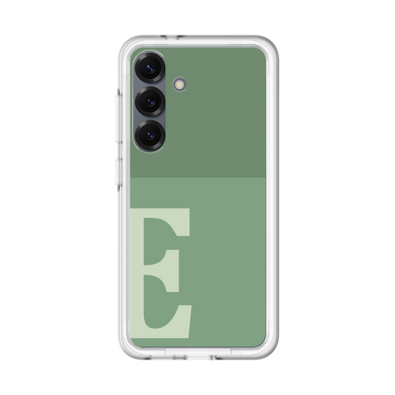 スリムプロテクションプレミアムケース［ オリジナル - initial two tone - E green ］
