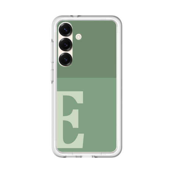 スリムプロテクションプレミアムケース［ オリジナル - initial two tone - E green ］