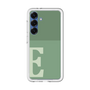 スリムプロテクションプレミアムケース［ オリジナル - initial two tone - E green ］