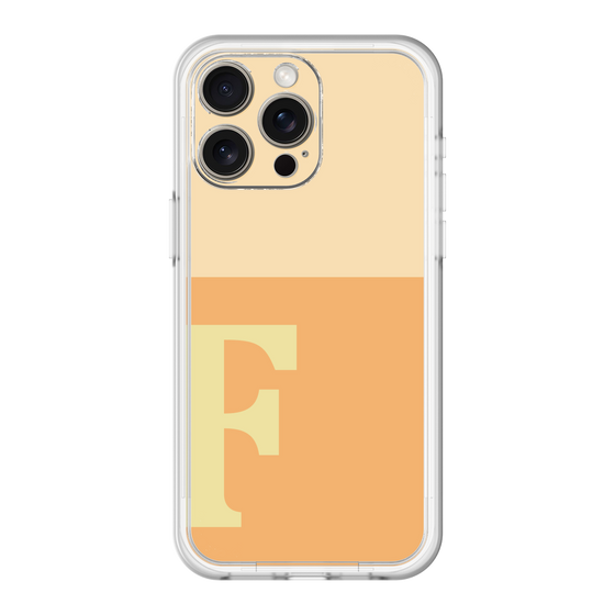 スリムプロテクションプレミアムケース［ オリジナル - initial two tone - F orange ］