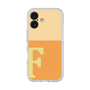 スリムプロテクションプレミアムケース［ オリジナル - initial two tone - F orange ］