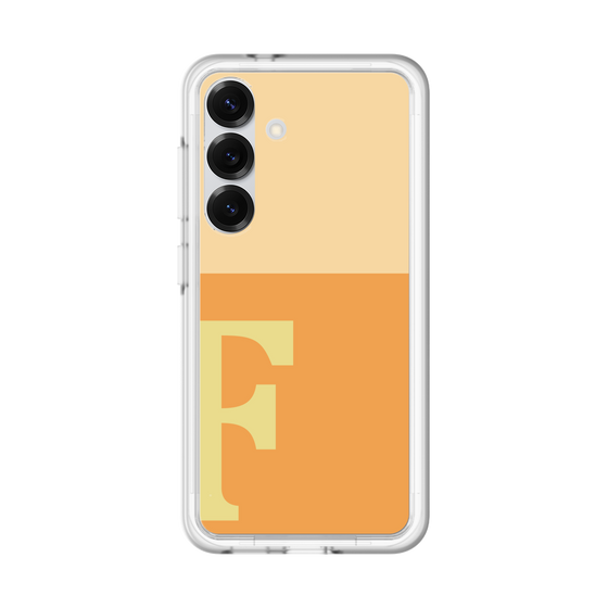 スリムプロテクションプレミアムケース［ オリジナル - initial two tone - F orange ］