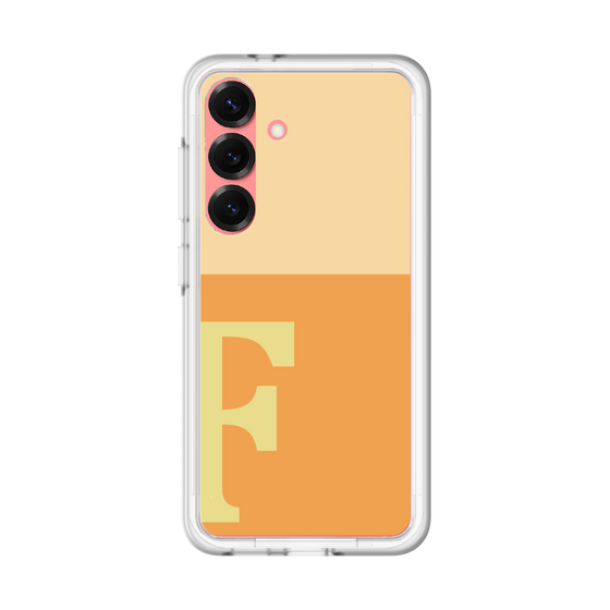 スリムプロテクションプレミアムケース［ オリジナル - initial two tone - F orange ］