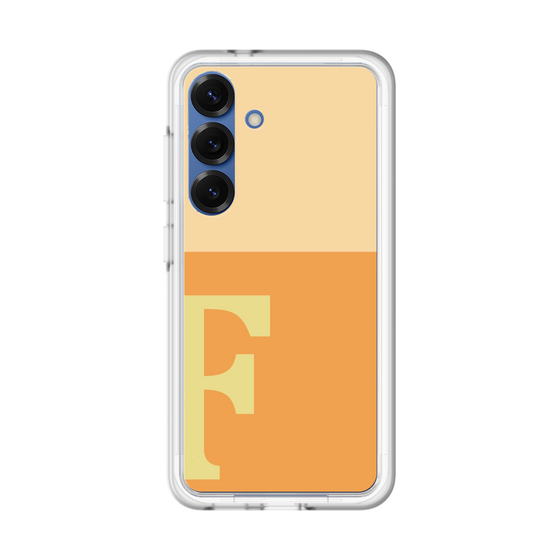 スリムプロテクションプレミアムケース［ オリジナル - initial two tone - F orange ］