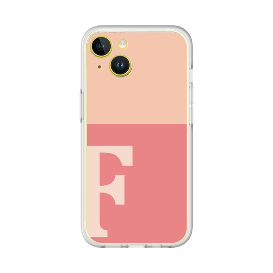 スリムプロテクションプレミアムケース［ オリジナル - initial two tone - F pink ］