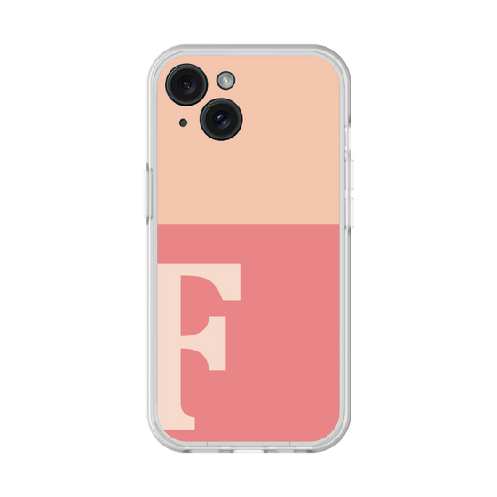 スリムプロテクションプレミアムケース［ オリジナル - initial two tone - F pink ］