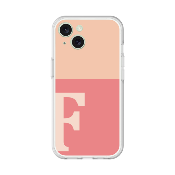 スリムプロテクションプレミアムケース［ オリジナル - initial two tone - F pink ］