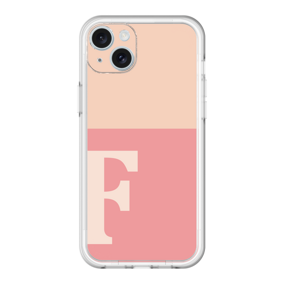 スリムプロテクションプレミアムケース［ オリジナル - initial two tone - F pink ］