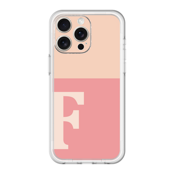 スリムプロテクションプレミアムケース［ オリジナル - initial two tone - F pink ］