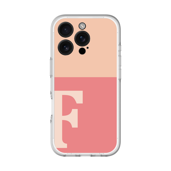 スリムプロテクションプレミアムケース［ オリジナル - initial two tone - F pink ］