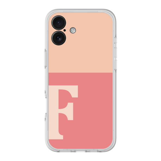 スリムプロテクションプレミアムケース［ オリジナル - initial two tone - F pink ］