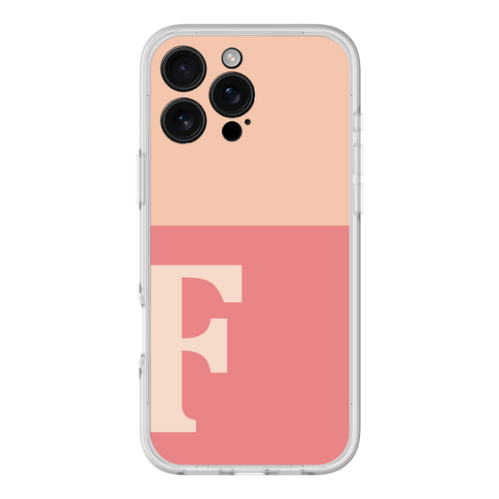 スリムプロテクションプレミアムケース［ オリジナル - initial two tone - F pink ］