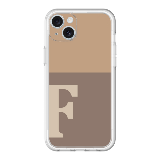 スリムプロテクションプレミアムケース［ オリジナル - initial two tone - F brown ］