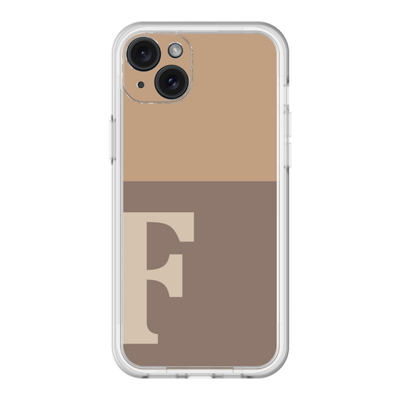 スリムプロテクションプレミアムケース［ オリジナル - initial two tone - F brown ］