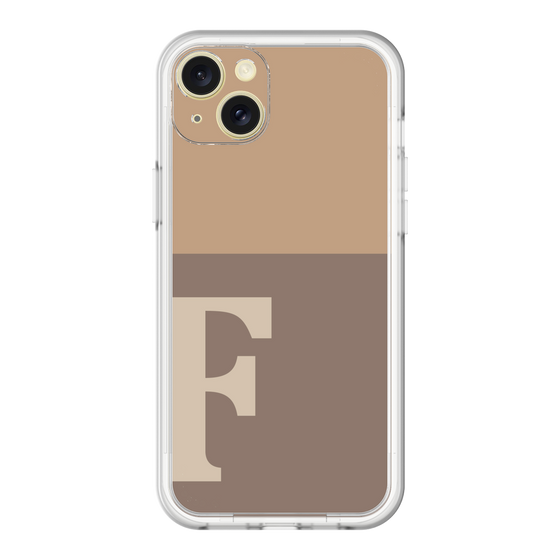 スリムプロテクションプレミアムケース［ オリジナル - initial two tone - F brown ］