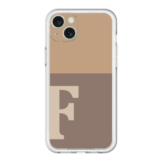 スリムプロテクションプレミアムケース［ オリジナル - initial two tone - F brown ］