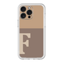スリムプロテクションプレミアムケース［ オリジナル - initial two tone - F brown ］