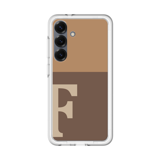 スリムプロテクションプレミアムケース［ オリジナル - initial two tone - F brown ］