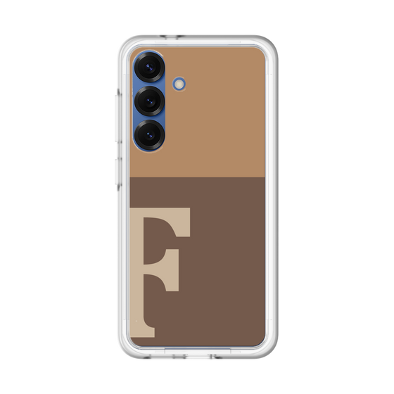スリムプロテクションプレミアムケース［ オリジナル - initial two tone - F brown ］