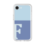 スリムプロテクションプレミアムケース［ オリジナル - initial two tone - F blue ］